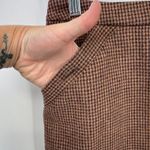 Banana Republic Houndstooth Dark Academia Preppy Skirt Brown Wool Blend Size 2 Photo 2