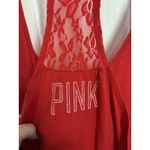 Victoria's Secret Victoria’s Secret Pink MLB Phillies Red Lace Racerback Tanks Size Large Baseball Photo 4