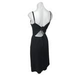 Aritzia Wilfred Women's Black Smocked Sleeveless Cami A Line Mini Dress Size S Photo 2