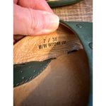 Born Leather Studded Slide Sandals Women Green Size 7 Style W7248 Photo 6