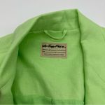 We The Free Green Light Lime Bright Young Things Linen Blazer Vest Large New Photo 8