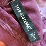Torrid Curves Racerback Unlined Lace Bralette Size 3/DD/DDD/F Photo 6