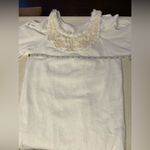 Vava by Joy Han VaVa by Jon Han Women’s White Embroidered top 3/4 sleeves Size M Photo 7