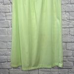 Vintage Nancy King Short Nylon Satin Nightgown Mint Green Size M Floral Size M Photo 2