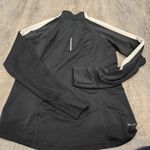Nike Dri-Fit Black Half-Zip Long Sleeve Athletic Top Size Medium Photo 1