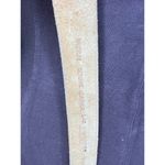 Liz Claiborne belt genuine leather brown braided skinny western Photo 7