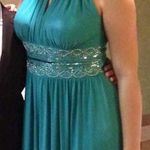 Turquoise Formal Dress Blue Size 2 Photo 1