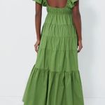 Tuckernuck Moon River Olive V Neck Maxi Dress Size L Green Size L Photo 2