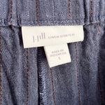 J.Jill Linen Women’s Jenna Stretch Belted Wide Leg Crop Pants Blue Size Small Photo 5