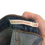 Levi's Levi’s Mile High Cropped Wide Leg button fly denim blue jeans 26 Photo 4