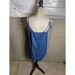 Old Navy  Womens Denim Mini Dress Sleeveless Blue Tall Size‎ L Photo 1