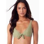 RHYTHM Tahiti Tie Tank Bikini Swimsuit Top in Aloe Green Size 10 / M NWT Size M Photo 5