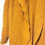 Anthropologie  Denise Textured Cardigan Burnt Orange Oversized Knit Sweater Small Photo 2