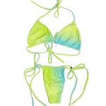 NESSY SWIMWEAR Set Flora Triangle Top (M) & Kendal Bottom (S) Photo 6