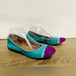 Anthropologie Leifnotes Taika hand painted leather flats size/38/8 Photo 3
