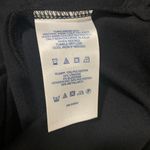 Lands' End | Black with Speckled Embroidered Crew Neck Blouse Size XL 18 Photo 7