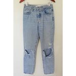 Lovers + Friends  Jordan Destroyed Denim Jeans Light Wash Cotton Sz 27 Photo 1
