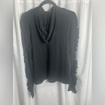 Source Unknown Scream Halloween Movie Mask Black and White Graphic Hoodie NWT Distress Photo 11