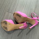 Gianni Bini  Vibrant Pink Heels  size 9 Photo 2
