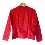 Chico's  Beaded Denim Blazer Jacket Photo 7