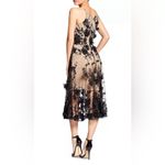 Dress the Population  Audrey Floral Appliqué Lace Dress Black and Nude Size XL Photo 1