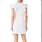 ALC Frank A.L.C. SIDELLE LINEN BLEND WRAP GESSO WHITE DRESS sz 2 Photo 1