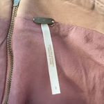 Free People Vegan Leather Mini Skirt Pink Modern Femme Size 8 Lined Coquette Photo 6