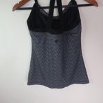 prAna  S Black Gray Athletic Yoga Top Photo 3