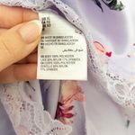 International Concepts Womens Pajama Set Size XL Purple Floral Lace Romantic Photo 6