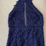 Bardot Navy Lace Cocktail Dress Photo 0