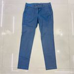 Brunello Cucinelli  Slate Blue Low waist Chino Pants Photo 1