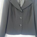 Tribal Basic Black Staple Single Breasted Blazer Jacket Office Work Career Sz 8 Photo 3