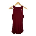 The Limited  Sequin‎ Tank Top Sleeveless Party Blouse Burgundy Women Size XS Photo 4