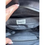 Vintage Le Sac Patchwork Woven Straw Shoulder Handbag Purse Satchel Multi Colors Photo 1