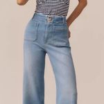 Anthropologie Maeve Maeve The Colette Wide Leg Jeans Size 27 Photo 0