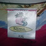 Rima XXL Sleeveless Fishing Island Scene Tunic Top Dress Plus Pink Photo 5