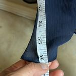 Vera Wang  WHITE label midnight blue maxi gown formal bridesmaid dress size 12 Photo 14