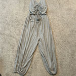 HYFVE CUTOUT RUCHED JUMPSUIT size large gray Photo 6