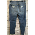 Kut From The Kloth Jeans Size 2 Distressed Reese Ankle Straight Leg Mid Rise Photo 2