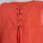 Worthington  Coral Layered Blouse NWT Size Small Coral Orange Blouse Photo 5