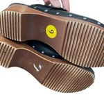 MIA  Apollo Black Low Faux Leather Studded Clogs Retro size 9 Photo 7