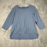 Cut Loose Shirt Womens Small Blue Basic Minimalist Casual Neutral Lagenlook Photo 1