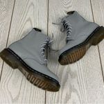 Dr. Martens 1460 Pascal Virginia Leather Boots L6/EUR37 Zinc Grey $170 Photo 5