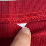 Unbranded Cute Cat Face Lightweight Red Crewneck Sweatshirt Size L Size L Photo 3