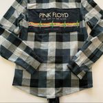 Via Penny Lane Reworked Apparel | Pink Floyd Plaid Button Up Shirt Small Green Photo 9