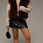 Weatherproof Diamond Quilt Puffer Vest Size Large Reversible Black / Brown Photo 0