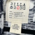 Billabong  Dark Blue & White Pattern Cardigan Sweater, Size Large Photo 7