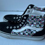 Vans  “Filmore Hi” Butterfly Checkerboard High Top Women’s Size 9.5 Multi 🟡 Photo 0