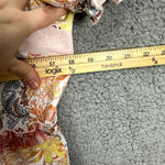 Boho Babydoll Dress Womens Large Colorful Floral Paisley Patchwork Tiered Hippie Multiple Photo 4