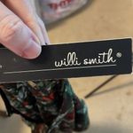 Willi Smith Floral Print Blouse Green Red Sheer Pleated V Neck Long Sleeve Top Photo 6